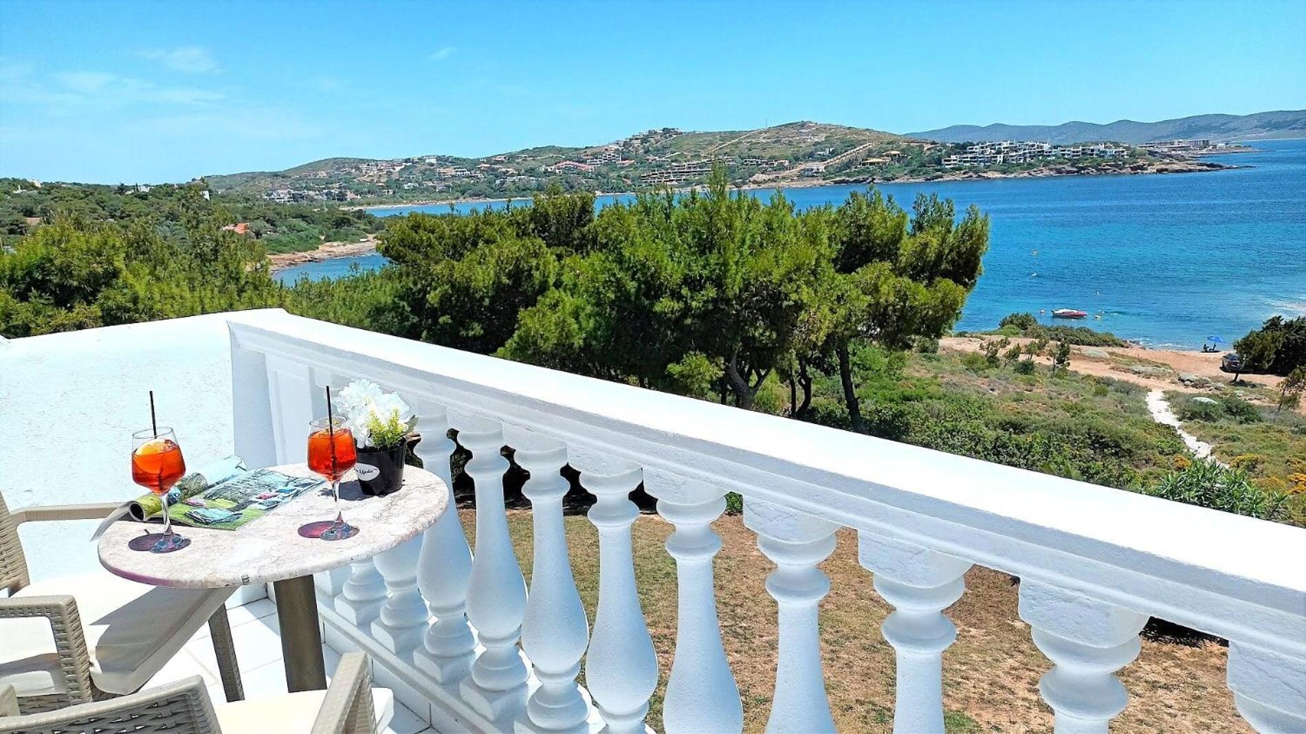 Dea Del Mare Complex In Front Of The Sea. Villa Sounion Exterior photo